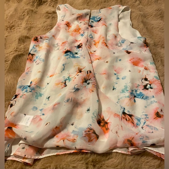 Dalia Collection beautiful blouse with water colour floral - Picture 3 of 6